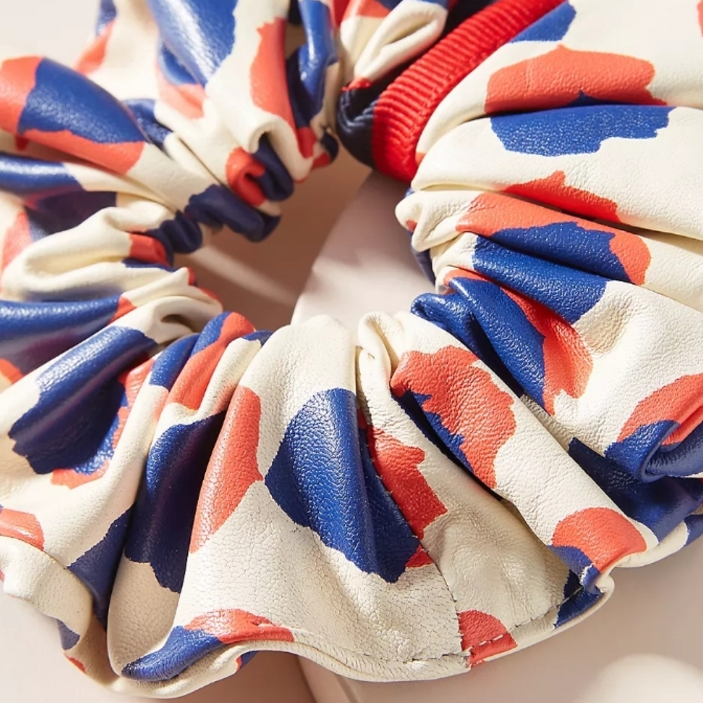 Clare V. Anthropologie Renee leather Scrunchie - Picture 2 of 2